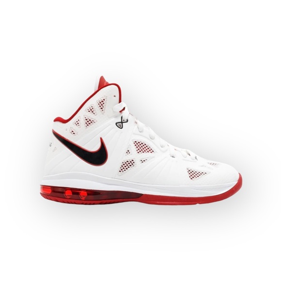 Nike Other - Nike ✔︎ LeBron 8 PS Home Basketball Shoe Sneaker ✔︎ White Sport Red ✔︎ 12D 2011